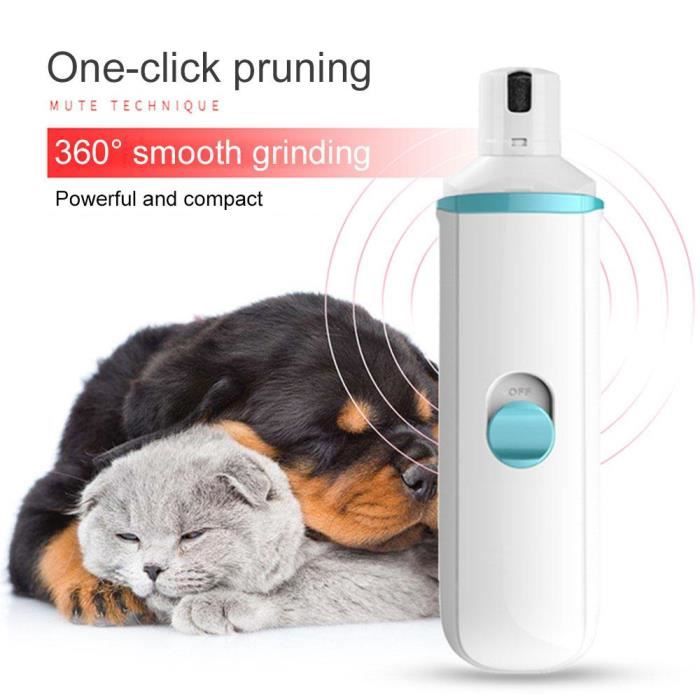 Coupe Ongles électrique Pour Chiens Chats Bleu