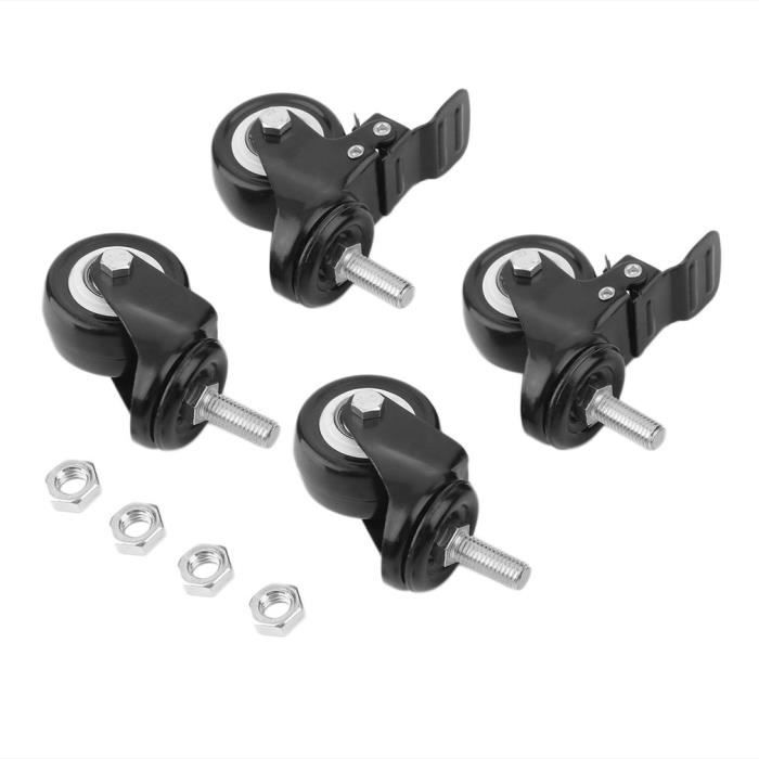 4pcs 2'' roulette pour chariot pour meubles en caoutchouc - achat