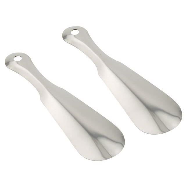 2 Chausse-pieds Plastique Bleus 19cm - Avec Trou Pour Suspendre, Pratique Et Ergonomique