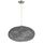 Lustre - suspension Exotico ovale 45 cm gris