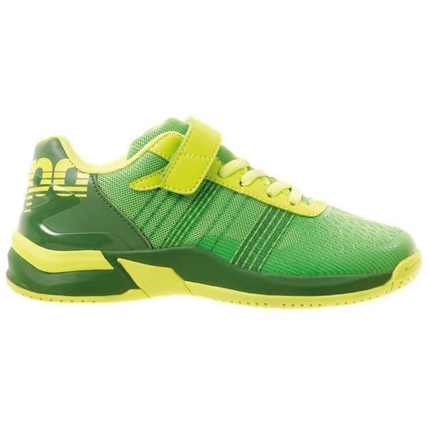 KEMPA Chaussures de handball Attack Contender - Enfant garçon - Vert et jaune