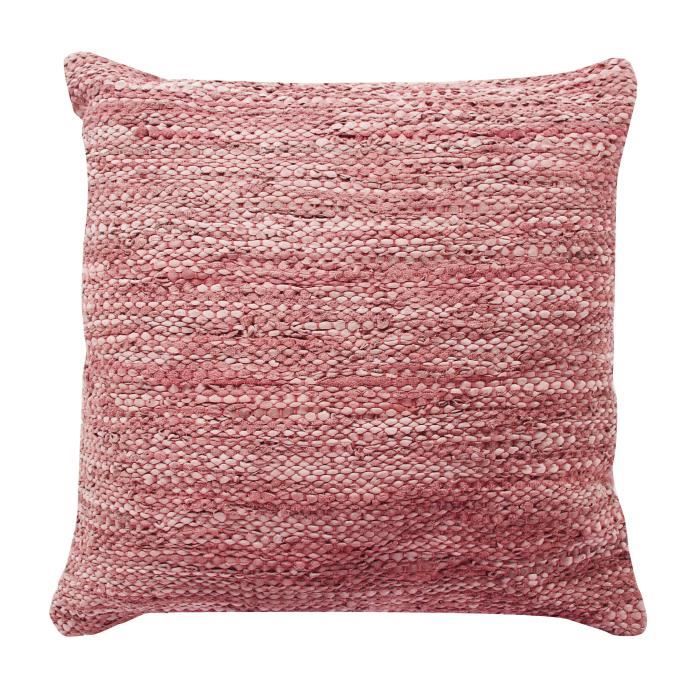 Coussin Skin - 45 x 45 cm - Rose poudre