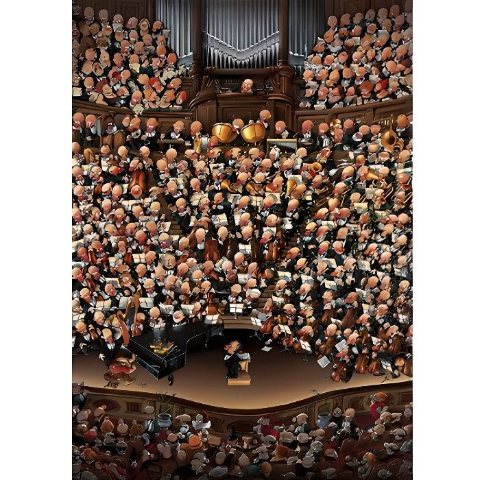 Puzzle - Orchestra de Jean-Jacques Loup - 1000 Pieces