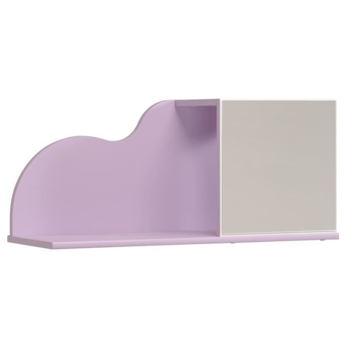 Etagère Swithome Lami Blanc/Lilas