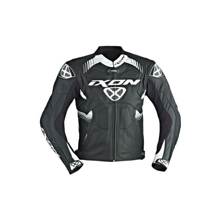 IXON Blouson de moto Voltage - Noir / Blanc