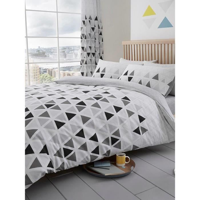 housse de couette geometrique - achat / vente pas cher