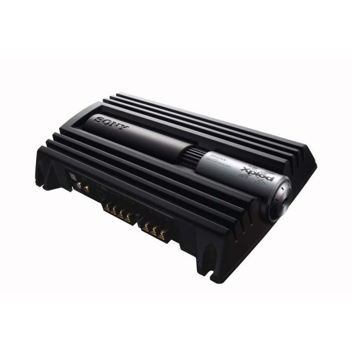 Ω)  1 x 350 Watts   2 / 1 canaux   Filtre passe bas commutable