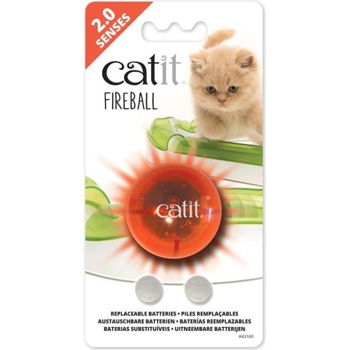 CAT IT Balle lumineuse Senses 2.0 - Pour chat
