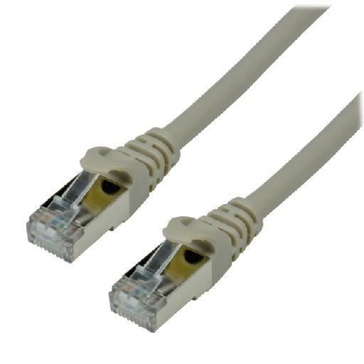 MCL Cordon de brassage - RJ45 sur câble CAT 7 S/FTP - 1 m - Gris