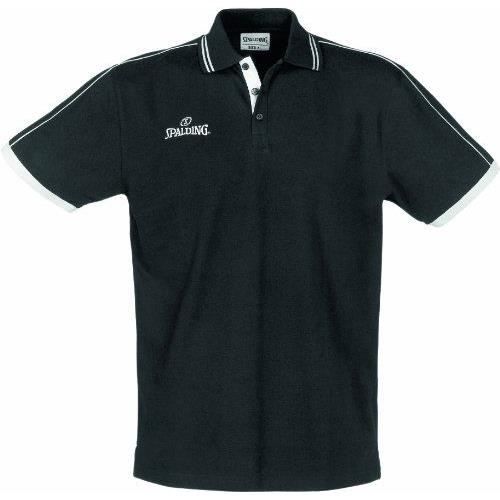 SPALDING Polo manches courtes - Homme - Noir