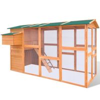 POULAILLER vidaXL Poulailler 295 x 163 x 170 cm Bois POULAILLER vidaXL Poulailler 295 x 163 x 170 cm Bois
