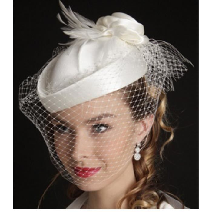 VANITY - CHAPEAU FEMME, MARIAGE FAUVETTE BLANC - Achat ...