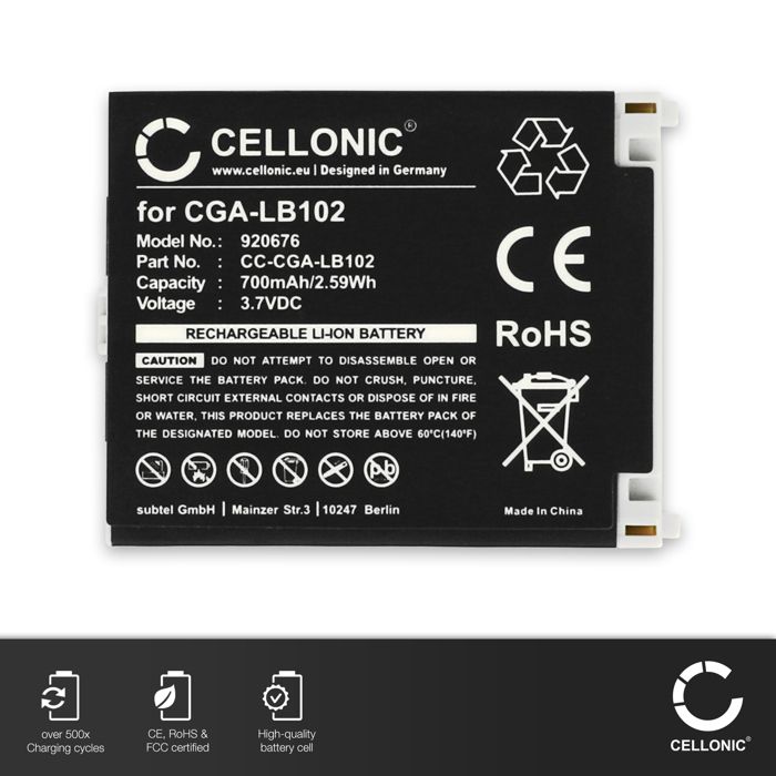 Batterie pour Panasonic KX-TU301, Panasonic KX-TU3012