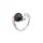 Bague argent perle noire