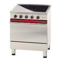 CUISINIÈRE - PIANO Fourneau électrique, 4 foyers radiants sur four GN CUISINIÈRE - PIANO Fourneau électrique, 4 foyers radiants sur four GN