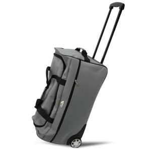 KINSTON Sac de Voyage Souple 2 Roues 61 cm Gris