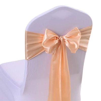 10/ pcs /élastique Spandex Housses de chaise rubans Bandes Noeuds satin/é avec Bowknots pour mariage Maison D/écorations de f/ête 10 PCS Red