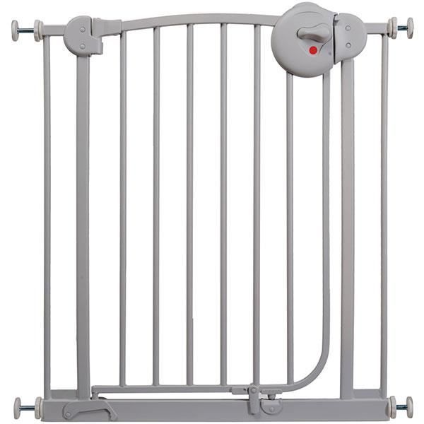 ANGEL CARE Barrière de porte enfant Métal - Gris cendre mat