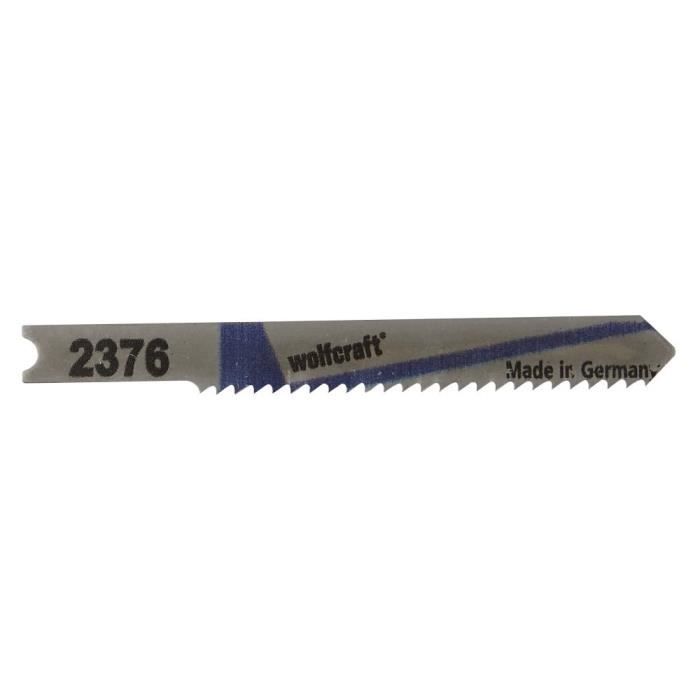 WOLFCRAFT Lot de 2 Lames de scie sabre B&D HSS -5,2 cm