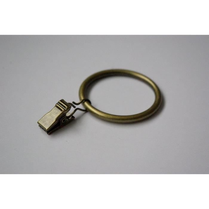 Clips Anneaux pour Rideaux - Blanc Ø30mm Clips Anneaux pour Rideaux - Blanc Ø30mm