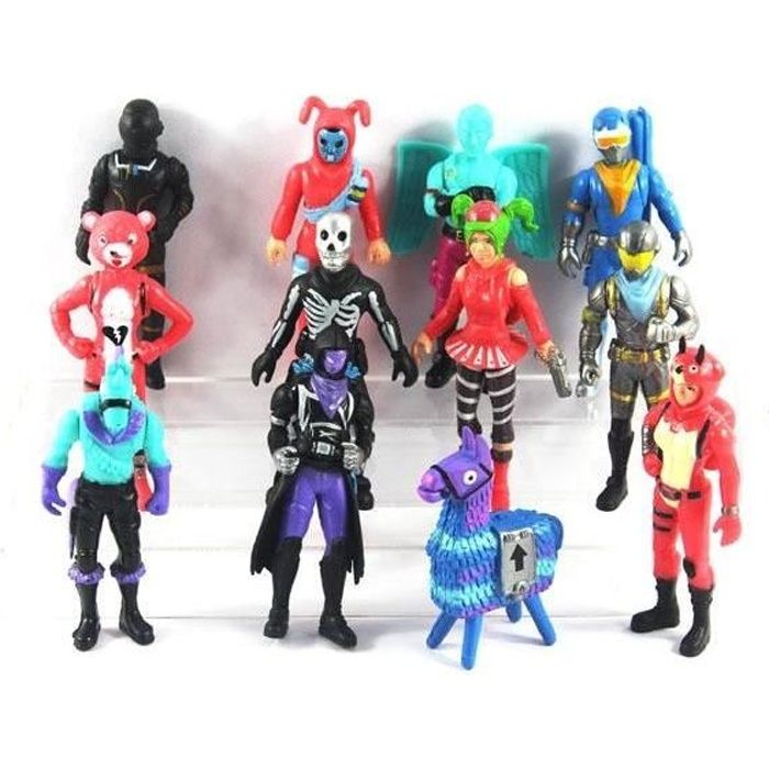 Lot de 12 figurines Fortnite Forteresse lama jouet Battle Royale - Achat / Vente figurine 