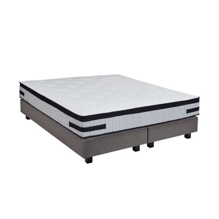 ensemble matelas + sommier 180x200 cm confortluxe - achat / vente