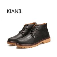 BOTTINE Kianii Militaires - Bottines en cuir - Homme Noir BOTTINE Kianii Militaires - Bottines en cuir - Homme Noir