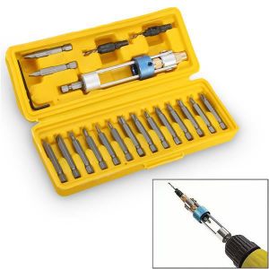 25 mm Pour PHILLIPS 1//4/" Tige Forets Revêtement titane embouts de Tournevis 20pcs