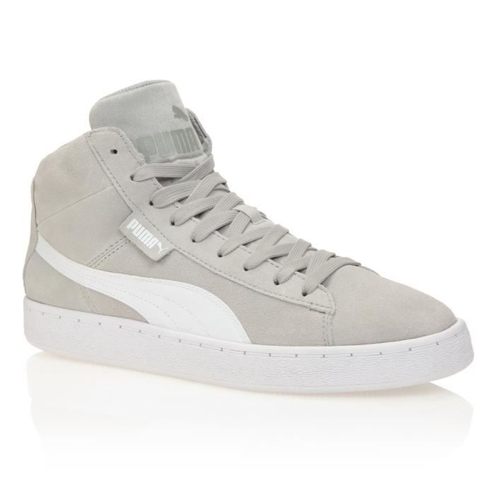 PUMA Baskets '48 Mid Mixte - Gris et blanc