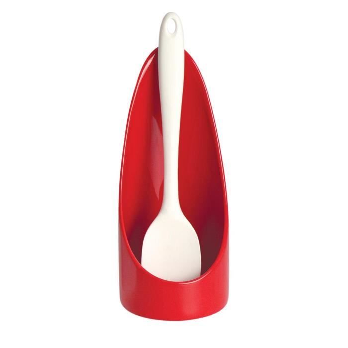 SP Porte cuillère rouge et cuillère - Blanc Soho