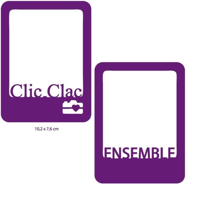 TOGA Dies 2 Cartes Ensemble & Clic Clac - 7,6 x 10,2 cm