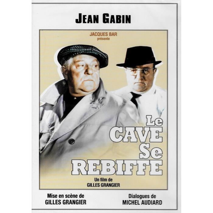 Film Avec Jean Gabin Et Bernard Blier DVD LE CAVE SE REBIFFE - NOIR ET BLANC / COLORISE / JEAN GABIN