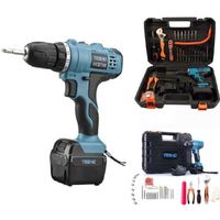 PERCEUSE TEENO® Perceuse visseuse sans fil PSR 21V+ 2 batte PERCEUSE TEENO® Perceuse visseuse sans fil PSR 21V+ 2 batte