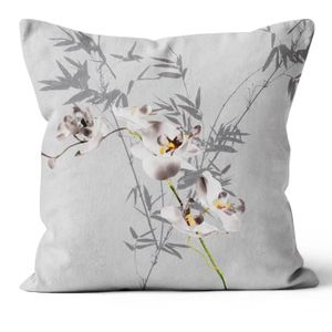 COUSSIN SOLEIL D'OCRE Coussin décoratif ORCHIDEE - 40x40 c