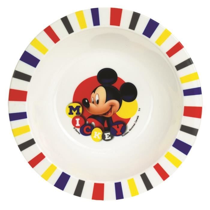 MICKEY Assiette micro-ondable - Blanc