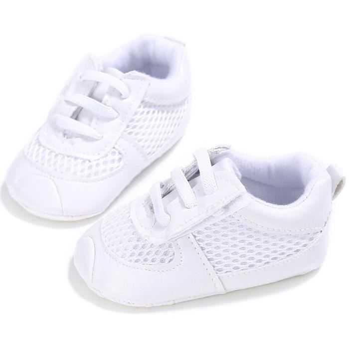 Enfant blanc Gar Souples Antidrapants Bas Espadrille ge Bb Chaussures Fille Lacer on En Grille Semelles Sqdw6xvpw