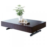 TABLE BASSE Table basse relevable extensible ELEVATOR Wengé TABLE BASSE Table basse relevable extensible ELEVATOR Wengé
