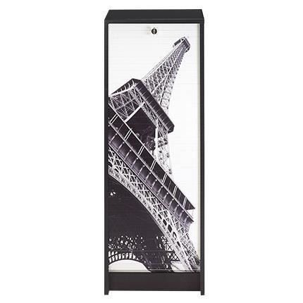 Classeur à rideau 37,8 cm - Noir imprimé Tour Eiffel
