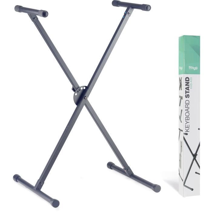 STAGG KXS-A35 BK Support pour clavier en X - Noir