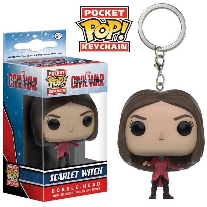 Porte-clé Funko Pocket Pop! Civil War : Scarlet Witch