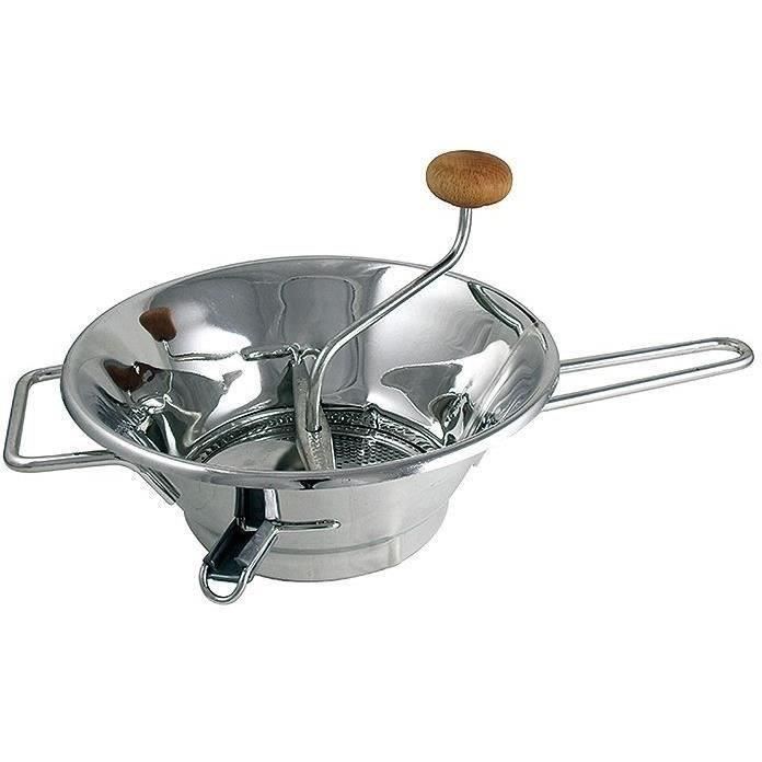 Moulin à légumes D : 24 cm 3 grilles - inox