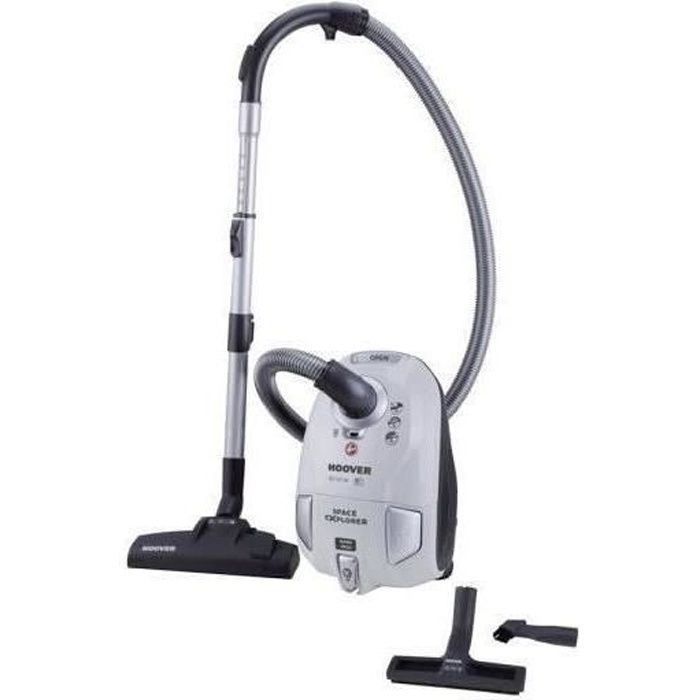 Hoover SL71_SL10 Aspirateur Traineau Avec Sac Space Explorer - 75DB - Brosse Parquet - Nanopack Evo™ Ultra Compact