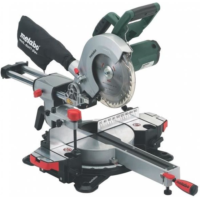 METABO Scie à onglets radiale KGS216M 216 mm 1500 W