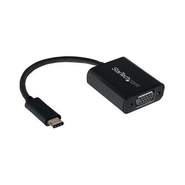 Adaptateur vidéo USB Type-C vers VGA - M/F - Noir - Adaptateur vidéo USB-C vers VGA - M/F - 1920x1200 / 1080p - Noir - CDP2VGA