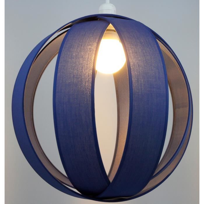 Suspension luminaire bleu