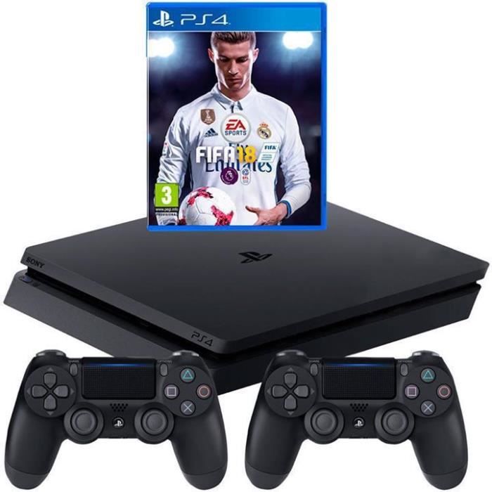 sony playstation ps4 1 to 2 manettes jeu fifa 18 sony playstation ps4 1 to 2 manettes jeu fifa 18