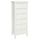 Commode chiffonnier 6 tiroirs en bois blanc