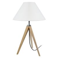 LAMPE A POSER IDUN Lampe à poser en bois naturel - Ø30 x H.56 cm LAMPE A POSER IDUN Lampe à poser en bois naturel - Ø30 x H.56 cm