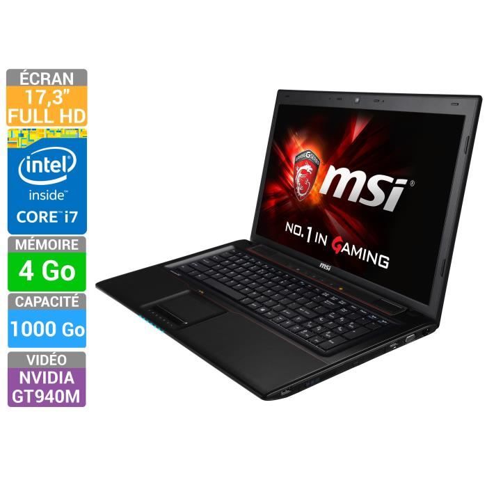 MSI PC Portable Gamer GP70 2QE(Leopard)-609XFR