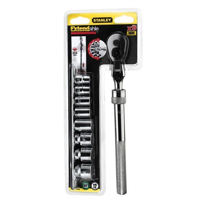 STANLEY Cliquet extendable 3/8\